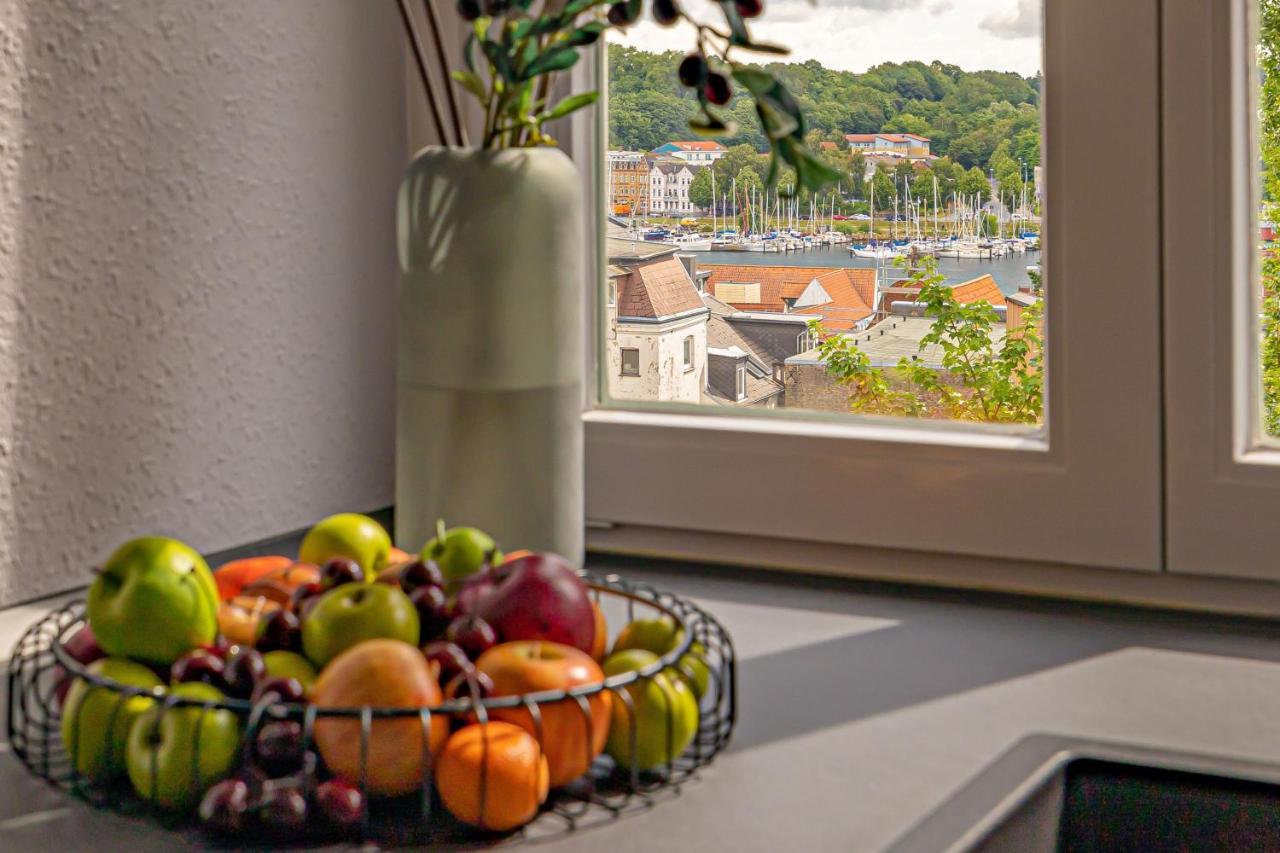 Fewo1846 - Moewensicht - Luxurioese Maisonettewohnung Mit 2 Schlafzimmern Und Hafenblick Flensburg Exterior foto